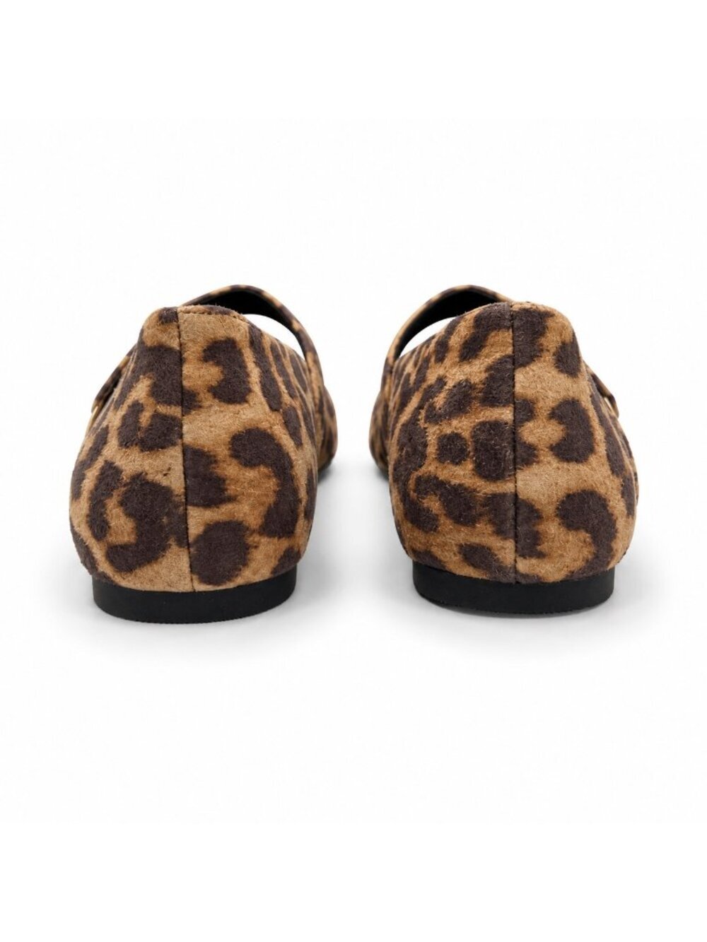 Vionic Alameda Tan Leopard Leather Orthotic Mary Jane Flats Womens 11 Square Toe - Picture 5 of 7